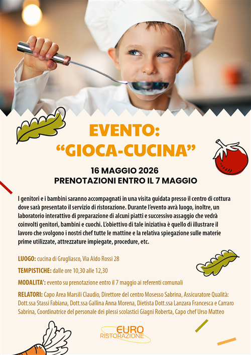 Evento Gioca-Cucina organizzato da Euroristorazione