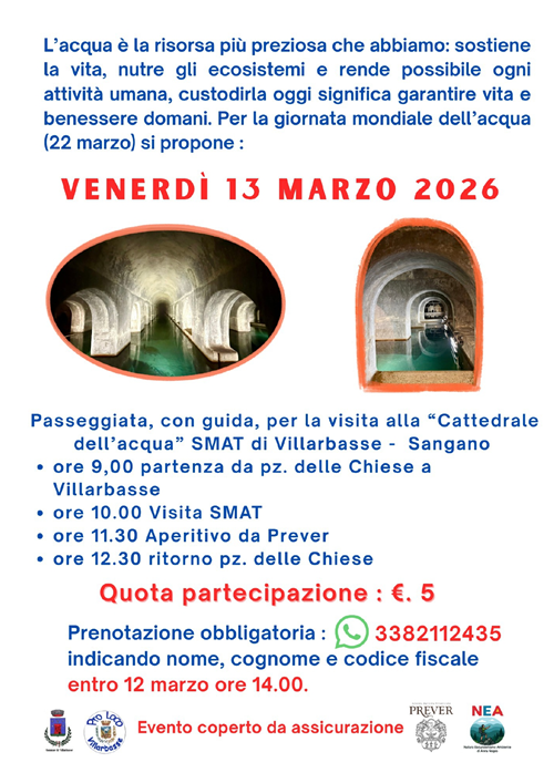 Passeggiata alla cattedrale dell'acqua