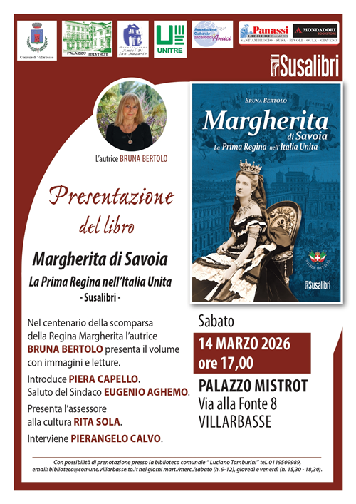 Presentazione del libro "Margherita di Savoia - La Prima Regina nellItalia Unita"

