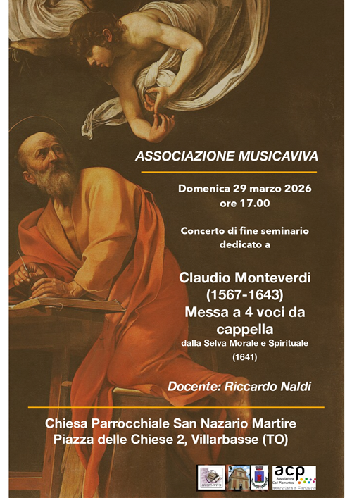 Concerto di fine seminario dedicato a Claudio Monteverdi