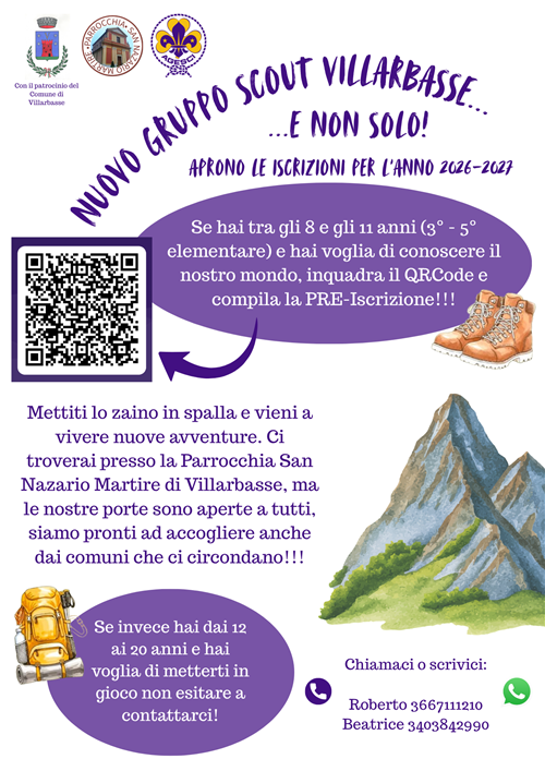 Nuovo gruppo scout a Villarbasse