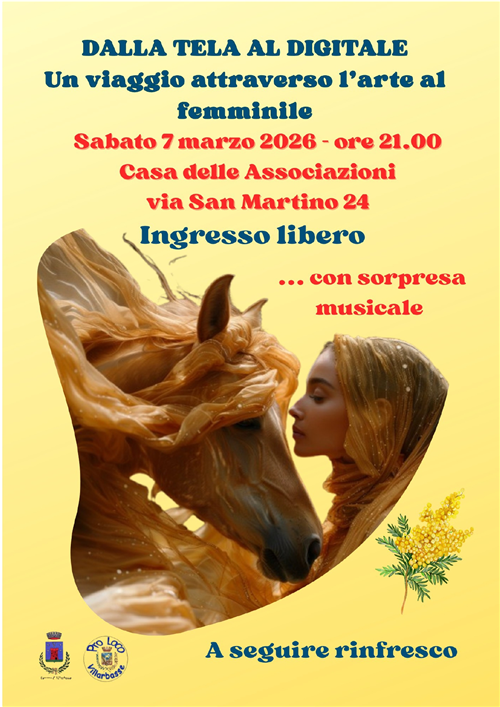 La Proloco di Villarbasse organizza "Dalla tela al digitale"