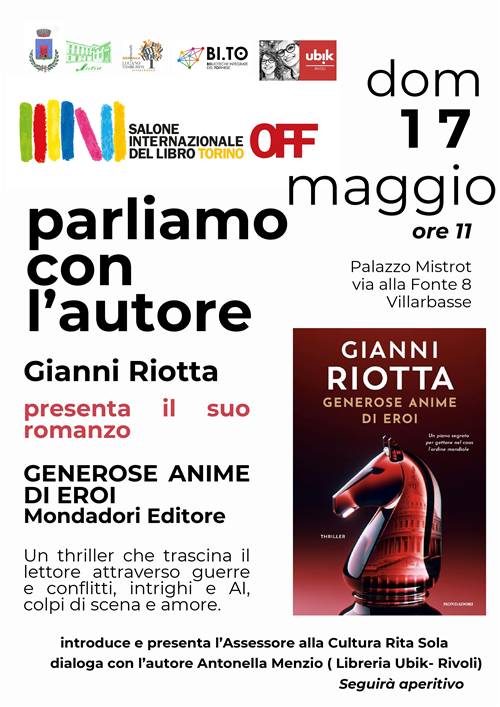 Salone Internazionale del Libro - OFF     Parliamo con l'autore Gianni Riotta