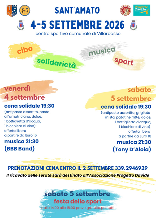 Sant'Amato 2026