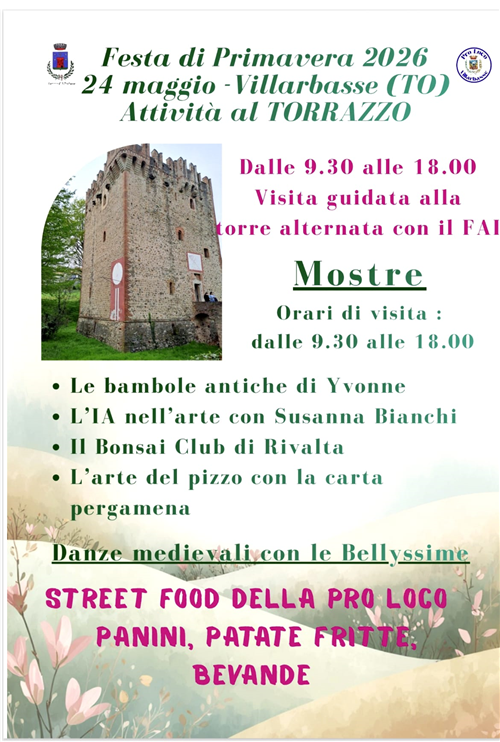 Attività al Torrazzo per la Festa di Primavera 2026