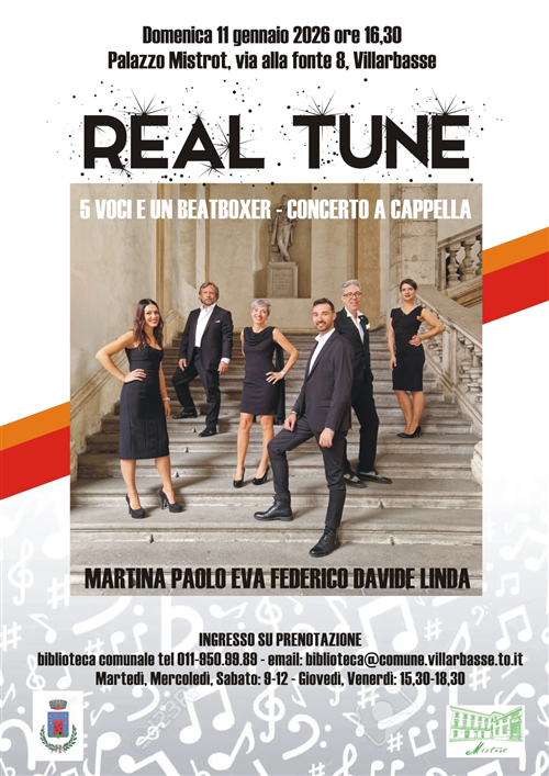 Real Tune - 5 voci e un beatboxer - concerto a cappella
