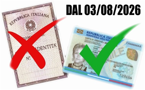 Cessazione validità carta di identità cartacea